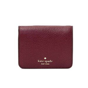 New Kate Spade Lena Small Bifold Wallet Cherrywood
